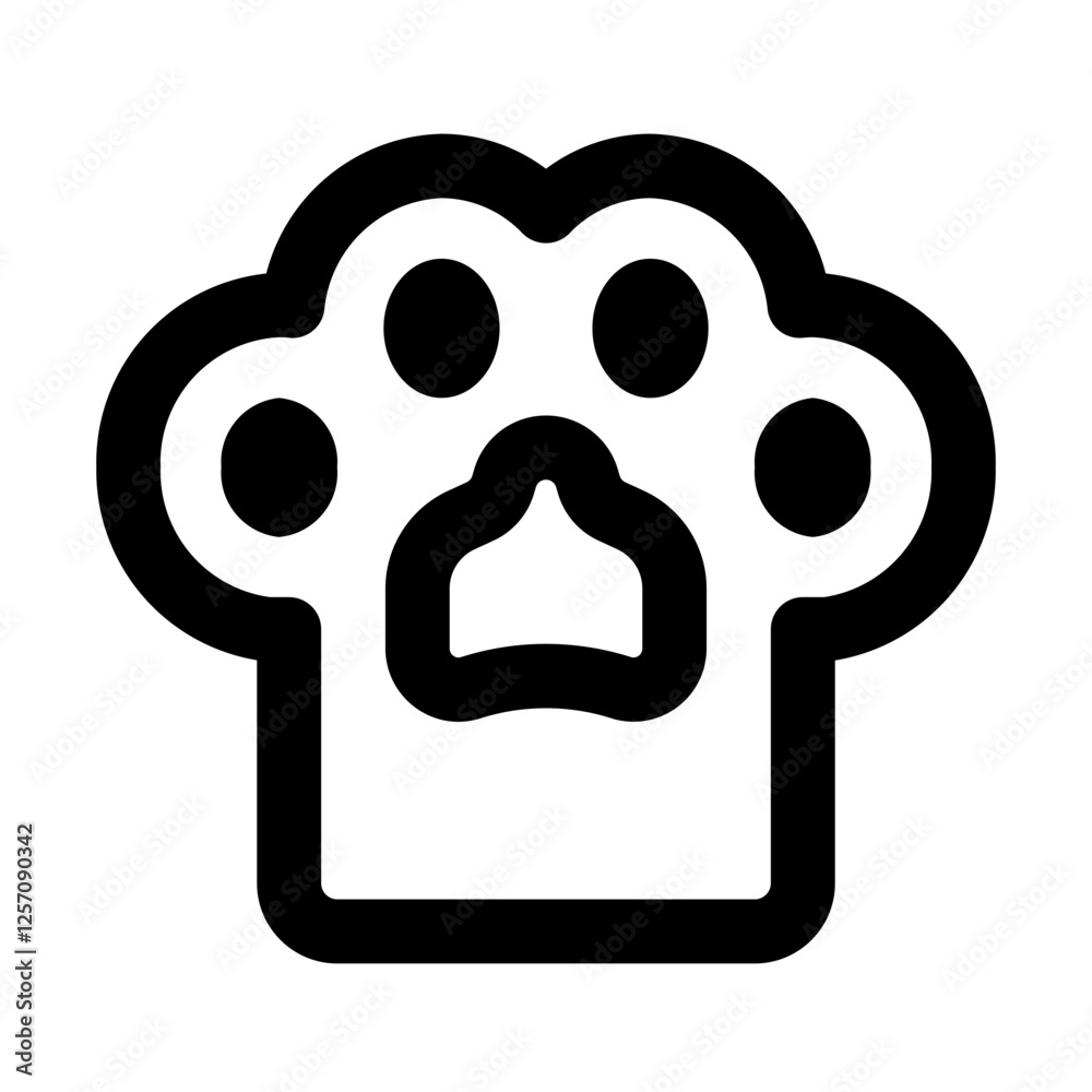 Pet Simple Line Icon. Single icon, line vector icon Pet Simple Line Icon. Single icon, line vector icon