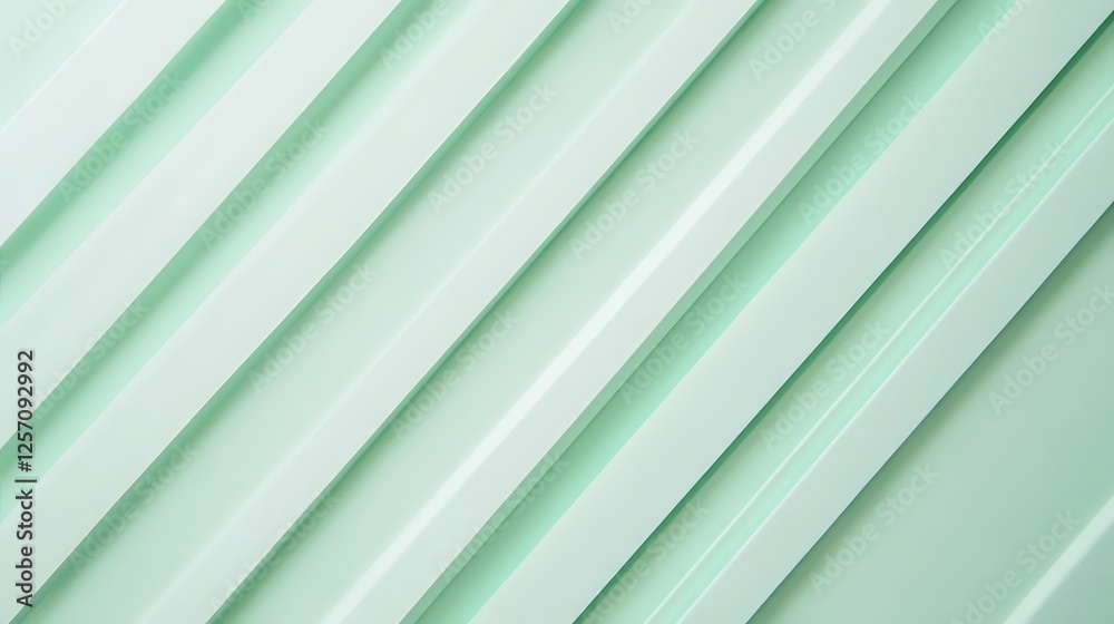 Obraz premium Abstract Green Diagonal Lines Pattern Background