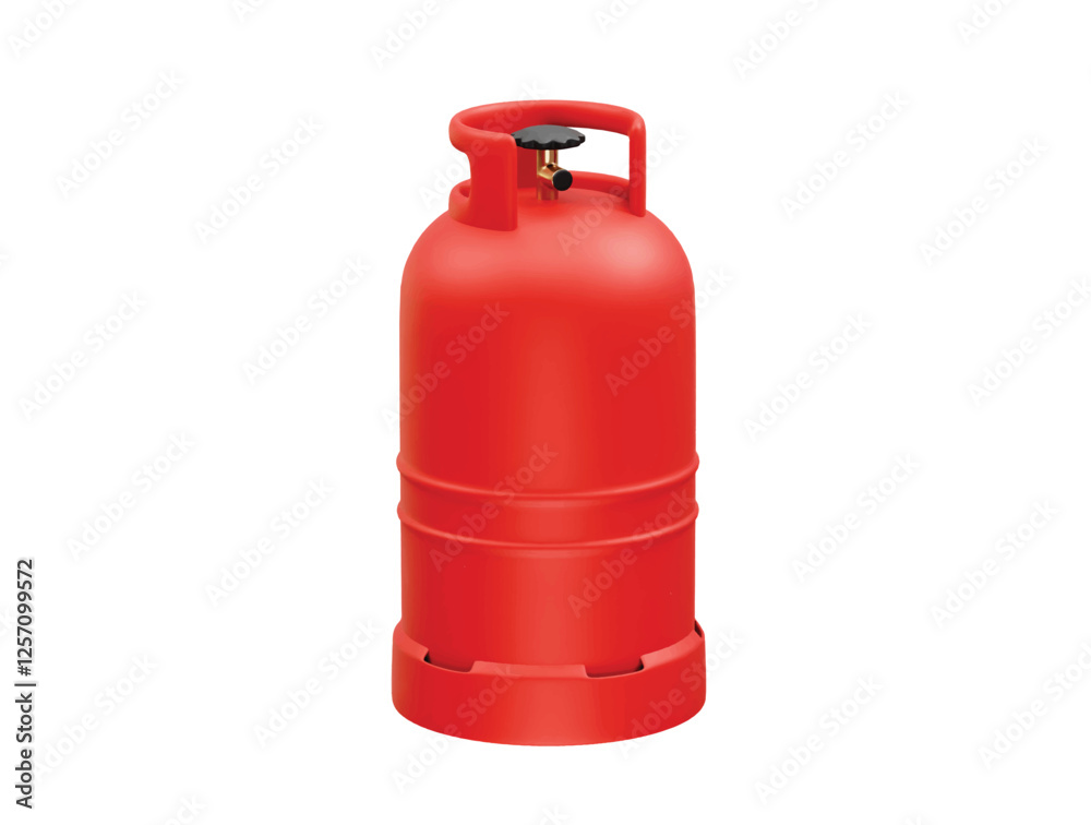 Gas cylinder icon 3d render illustration Gas cylinder icon 3d render illustration