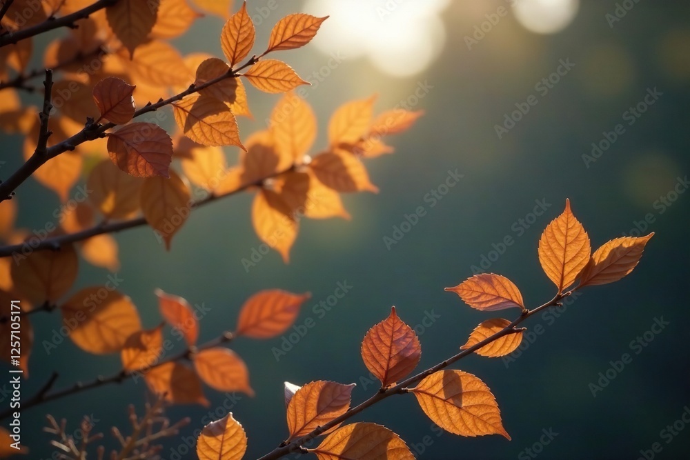 dry leaves and branches in front of a mirrored window, mirror, soft focus dry leaves and branches in front of a mirrored window, mirror, soft focus