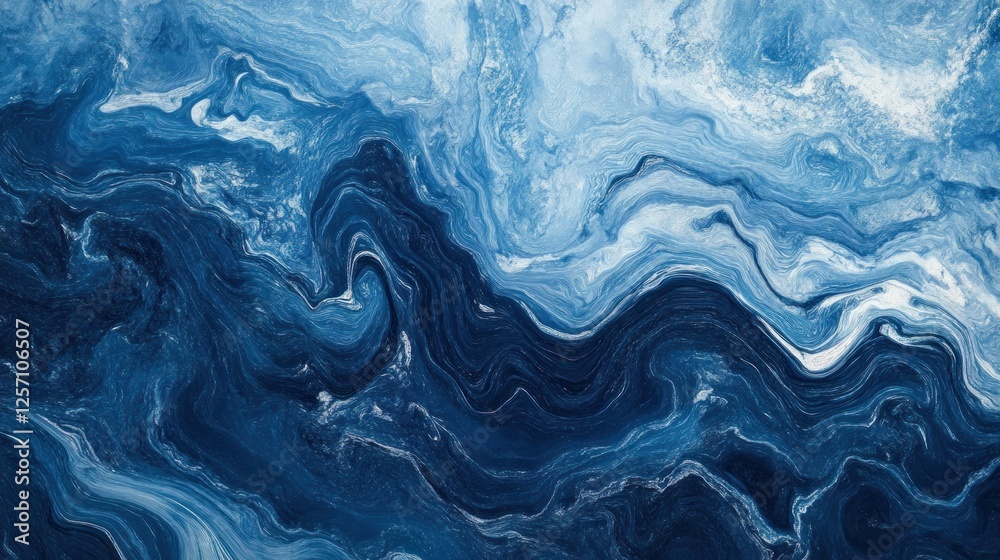 Abstract blue and white marble texture. (2) Abstract blue and white marble texture. (2)