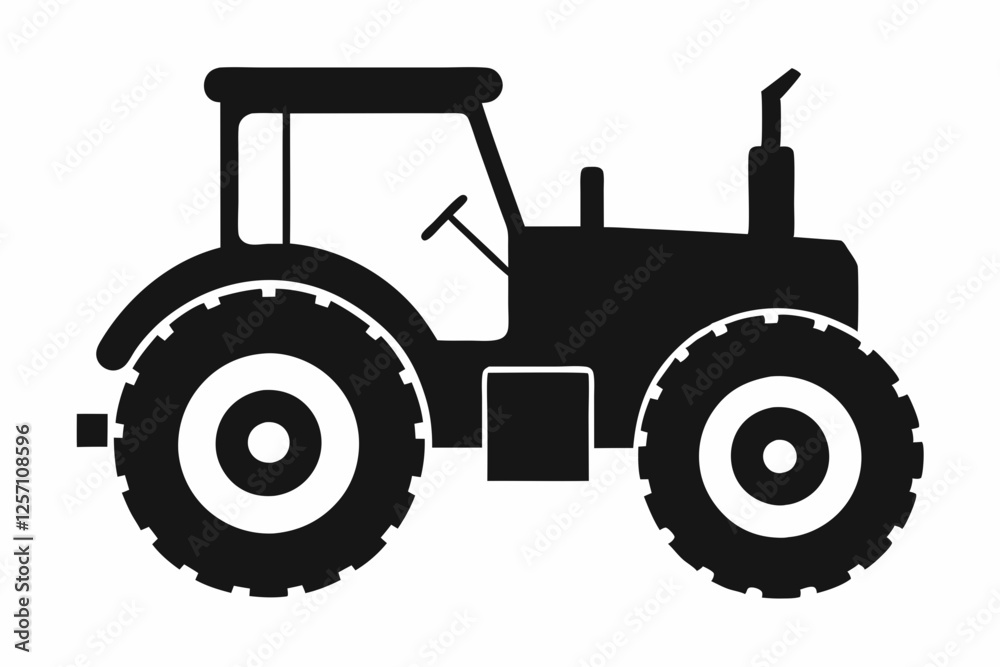 Tractor Silhouette Vector Art Tractor Silhouette Vector Art