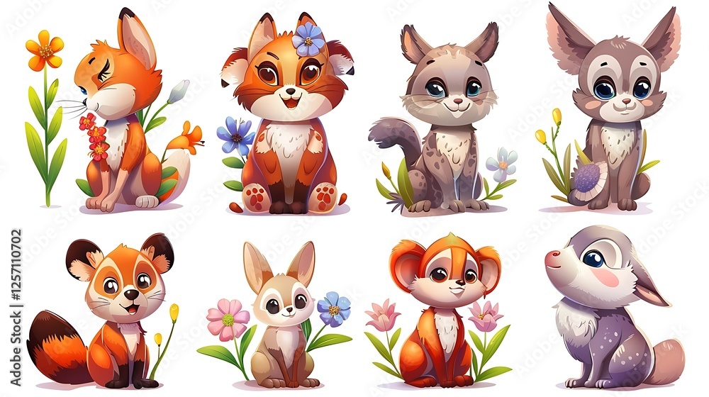 Spring Animals Displaying Various Emotions Spring Animals Displaying Various Emotions