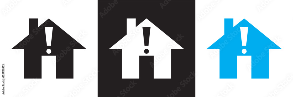 Warning and risk icon. Warning exclamation mark, attention, danger, notice, stop. isolated on white and black background. vector illustration. EPS 10 Warning and risk icon. Warning exclamation mark, attention, danger, notice, stop. isolated on white and black background. vector illustration. EPS 10
