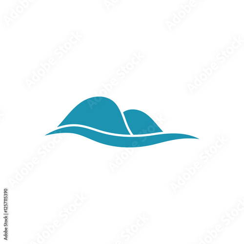Mountain logo vector template symbol design