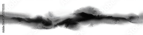 Wallpaper Mural Halftone Pattern with Gradient Abstract Shapes Black and White Minimalist Design Art Torontodigital.ca