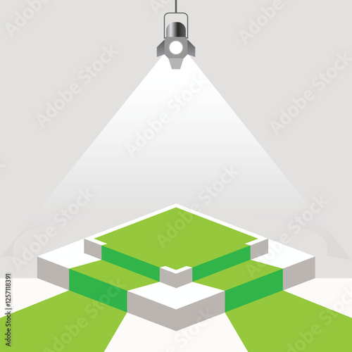 product or promotional podium