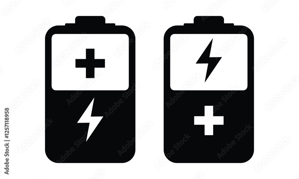 Obraz premium Battery pictogram Iicon design Vector illustration