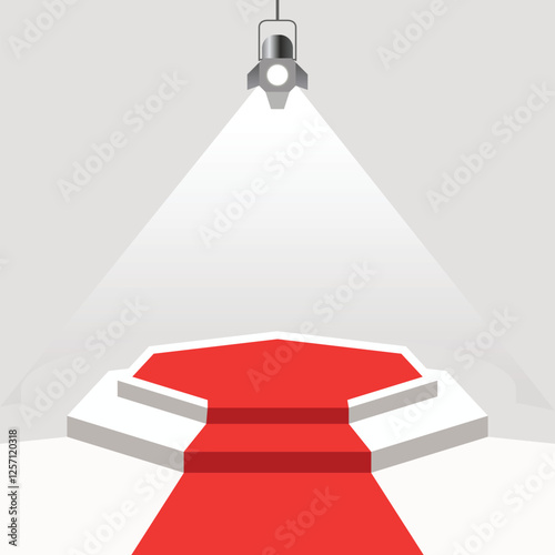 product or promotional podium