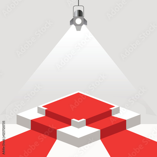 product or promotional podium