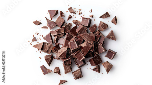 chocolate isolated on a white background
