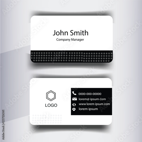 business card template