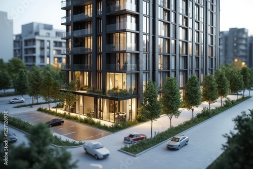 an artist's impression of the new apartment building