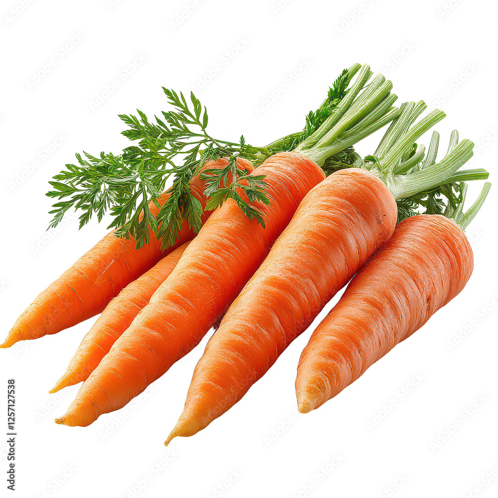 Carrots isolated on transparent background Carrots isolated on transparent background