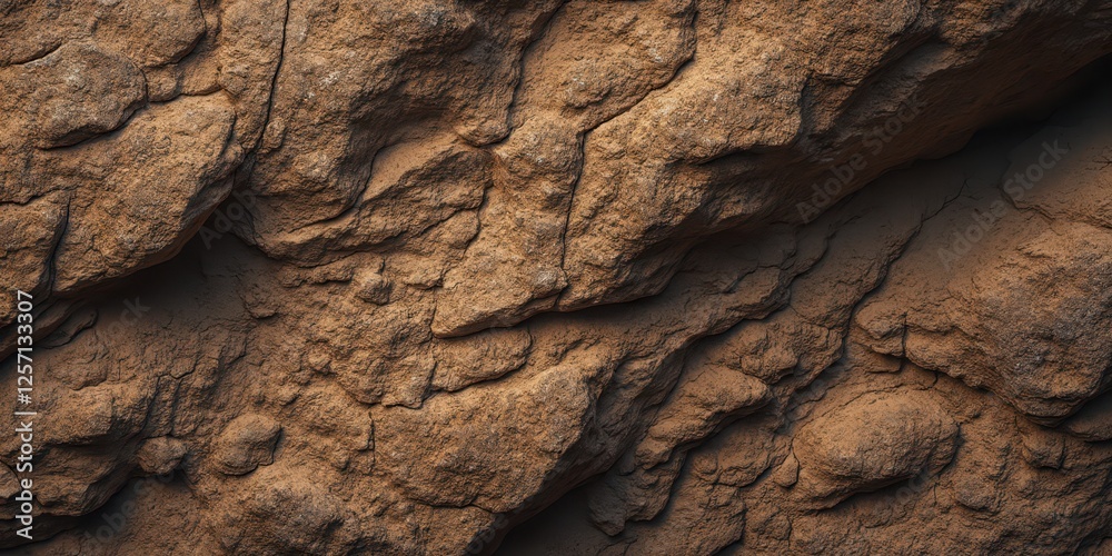 Fototapeta premium a close up of a rock wall with some small rocks