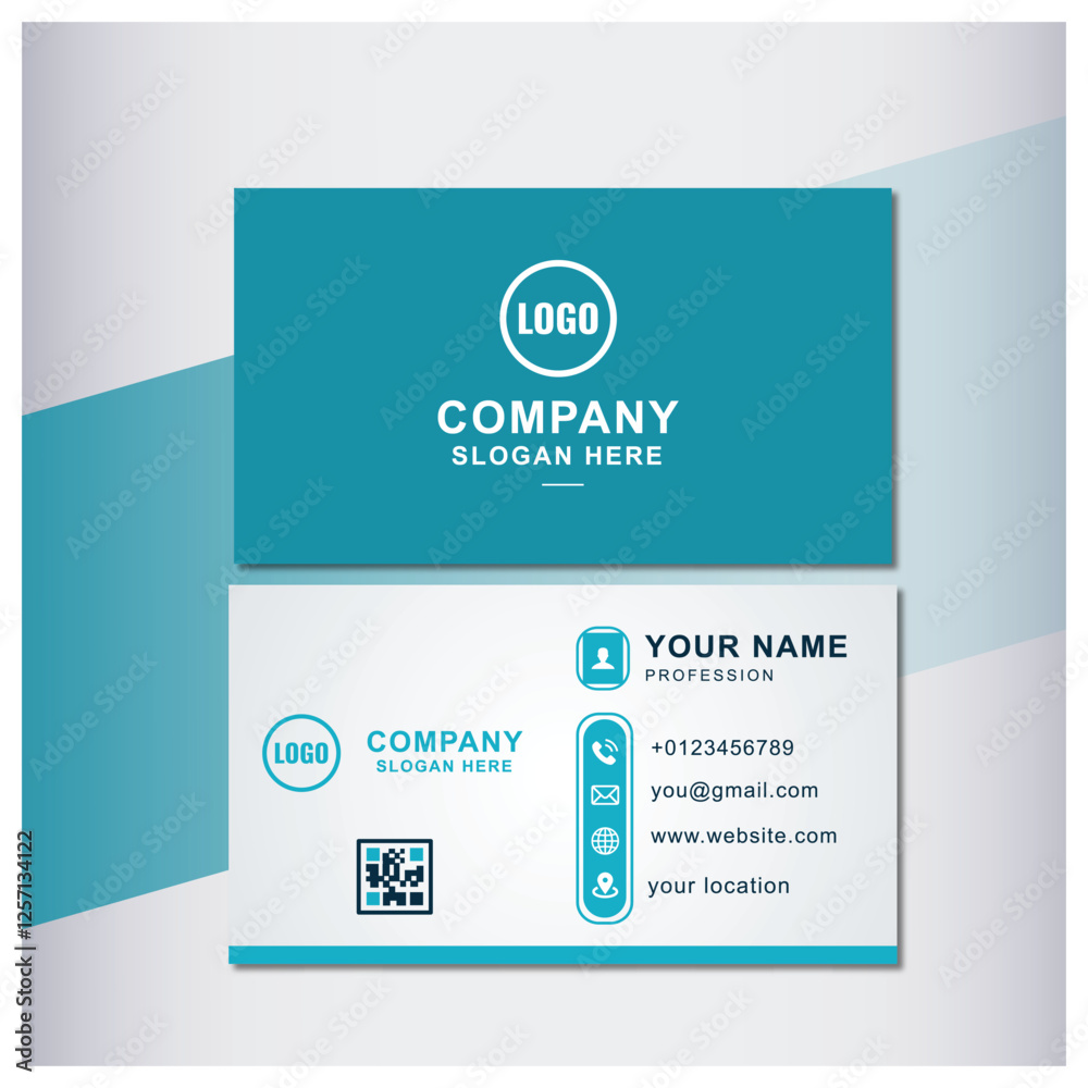 Fototapeta premium modern business card template