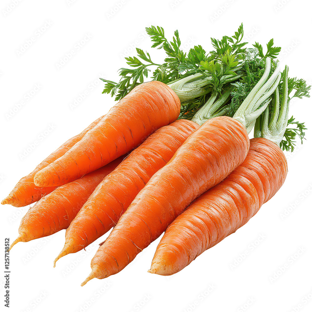 Carrots isolated on transparent background Carrots isolated on transparent background