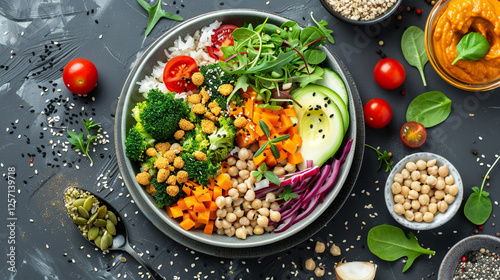 vegetables in a pan