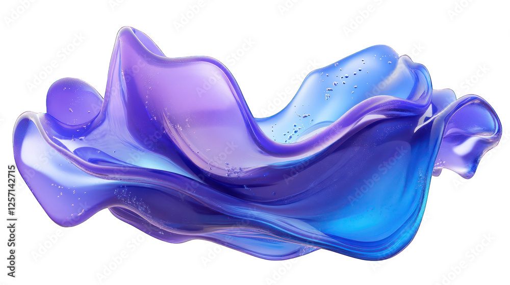 blue purple bubbles fluid holographic Iridescent 3d render icon isolated on white background blue purple bubbles fluid holographic Iridescent 3d render icon isolated on white background
