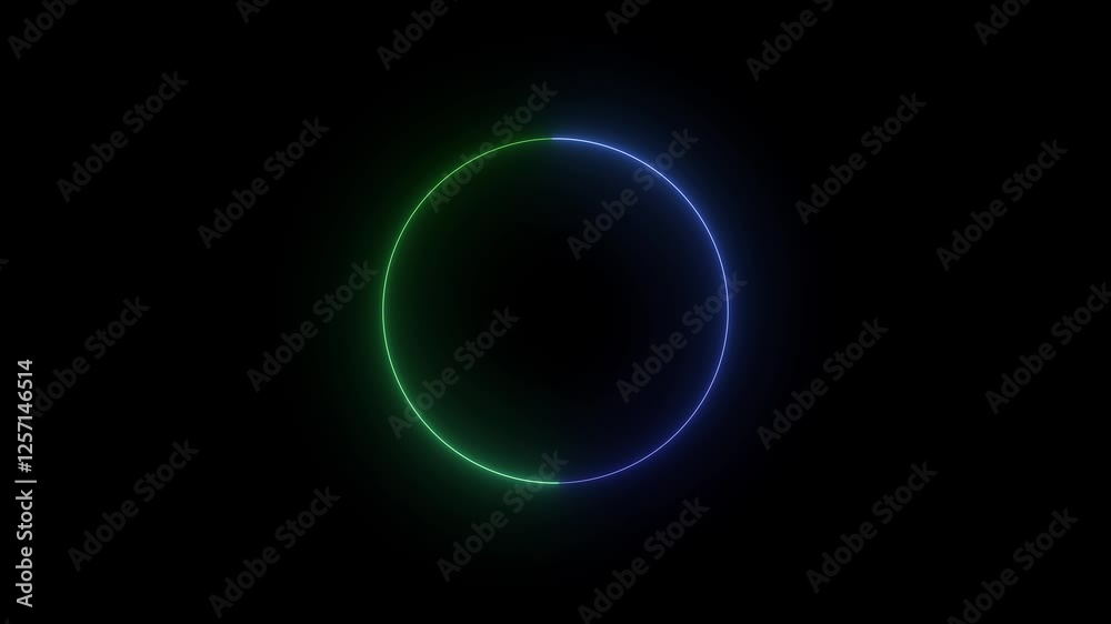 abstract glowing neon line cyan color circular lens animation.blue circle glow border, alpha channel, seamless loop,neon tick mark icon red color animation and red circle 4k video. abstract glowing neon line cyan color circular lens animation.blue circle glow border, alpha channel, seamless loop,neon tick mark icon red color animation and red circle 4k video.
