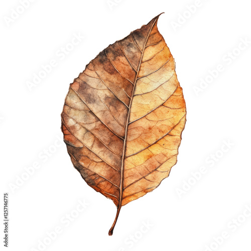 leaf isolated on white background