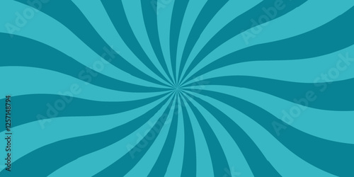 Background sunburst pattern blue design. Vintage sunrays illustration swirl grunge backdrop line. sun beam vector banner design and comic burst gradient concept pattern.	
