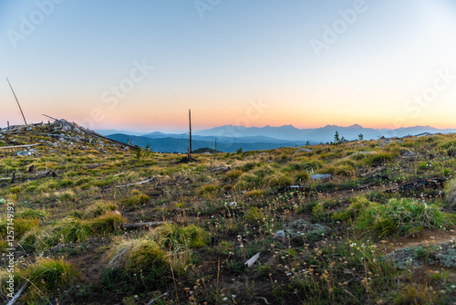 Evening At Open Mountain Pass photo