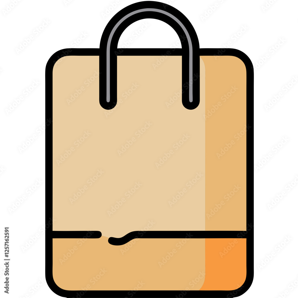 flat icon a bag vector flat icon a bag vector
