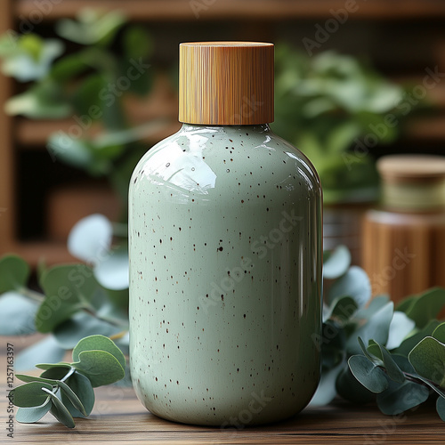 bottles of essential oil and lavender