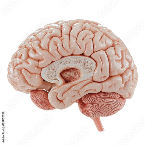 Human Brain Anatomy Model.
