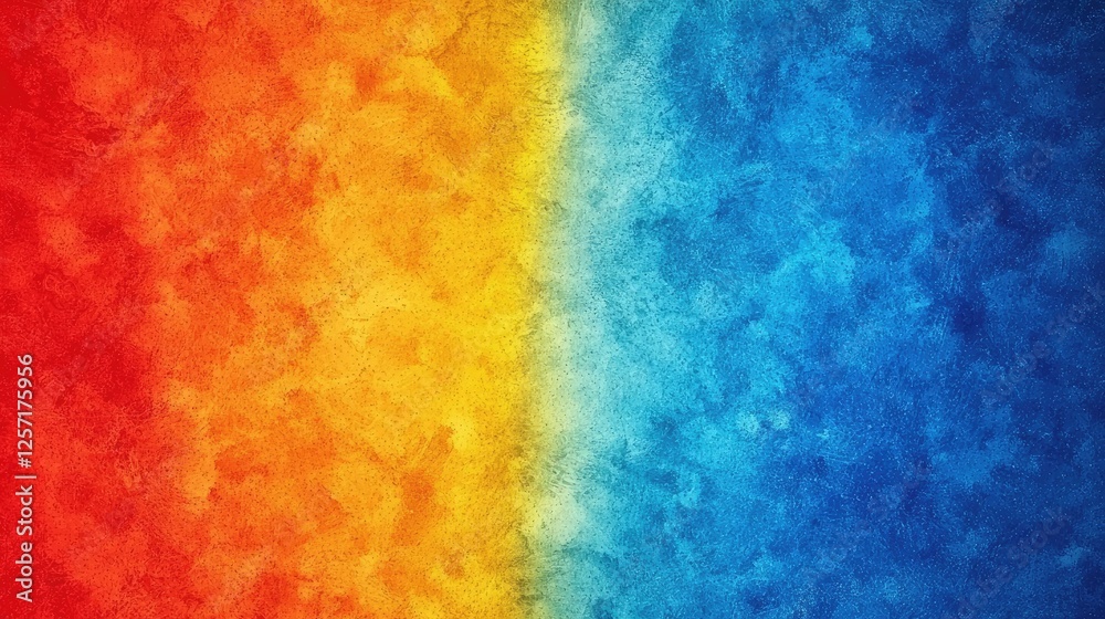 Fototapeta premium Warm-cool color gradient background, abstract texture, design element