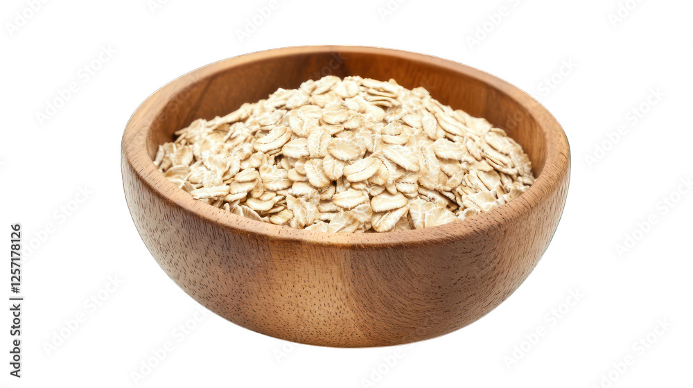 bowl of oatmeal isolated on white background bowl of oatmeal isolated on white background