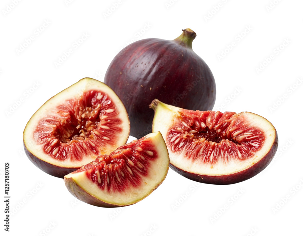 figs isolated on white background figs isolated on white background