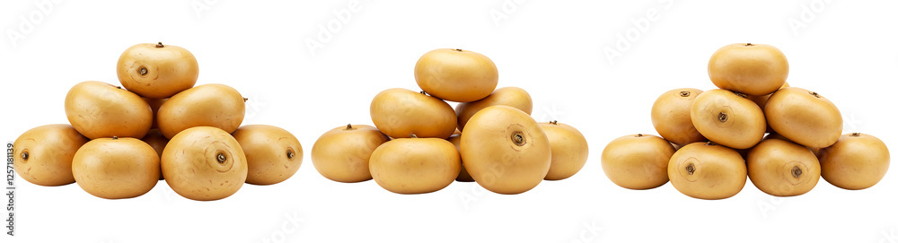 Piled Golden Kiwifruit Isolated on Transparent Background - High-Resolution Stock Photo Piled Golden Kiwifruit Isolated on Transparent Background - High-Resolution Stock Photo