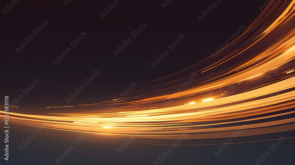 Obraz premium Abstract dynamic energy streams background with dynamic energy streams and vivid light flares. Emphasizing powerful motion and artistic impact, ideal for high-energy designs and vibrant visuals.