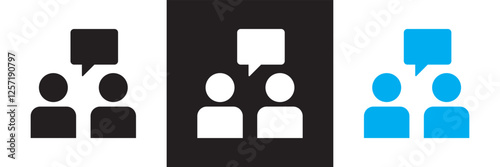 Mass media and journalism icon. TV show, program, news, report, video and interview etc.  Conceptual pictogram and infographic icon. isolated on white and black background. vector illustration. EPS 10