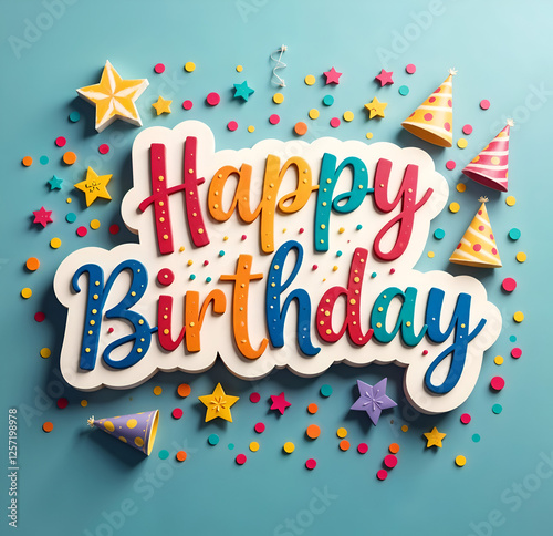 Happy birthday to you greeting card 