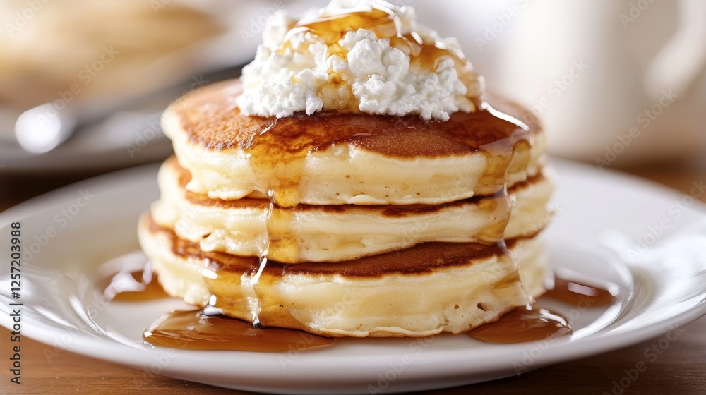 Indulge in a delectable breakfast of pancakes, blini, or crepes topped with creamy cottage cheese. These homemade treats are easy to make and perfect for any occasion. Indulge in a delectable breakfast of pancakes, blini, or crepes topped with creamy cottage cheese. These homemade treats are easy to make and perfect for any occasion.