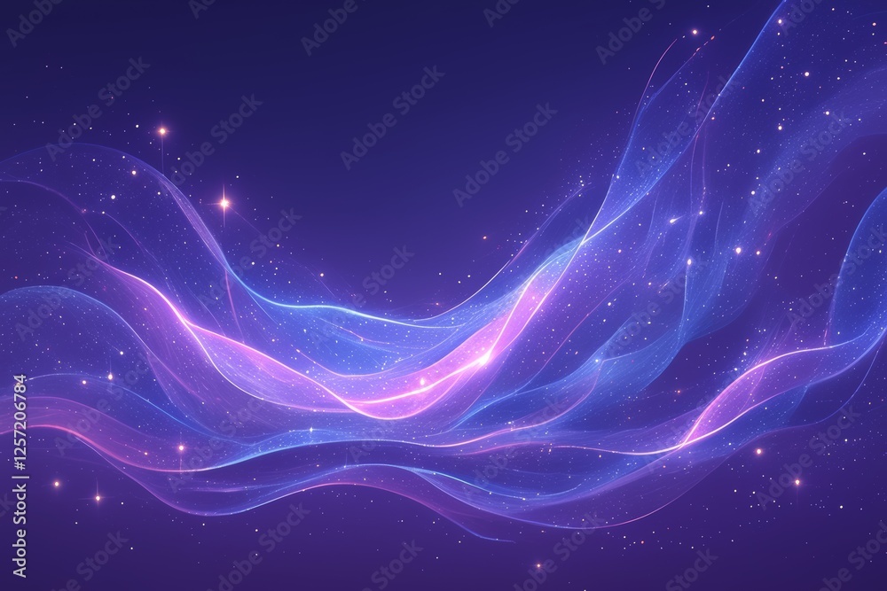 Fototapeta premium Abstract cosmic pulse effects background. Featuring cosmic pulse effects and vivid colors. Emphasizing movement and depth. Ideal for space and artistic themes.