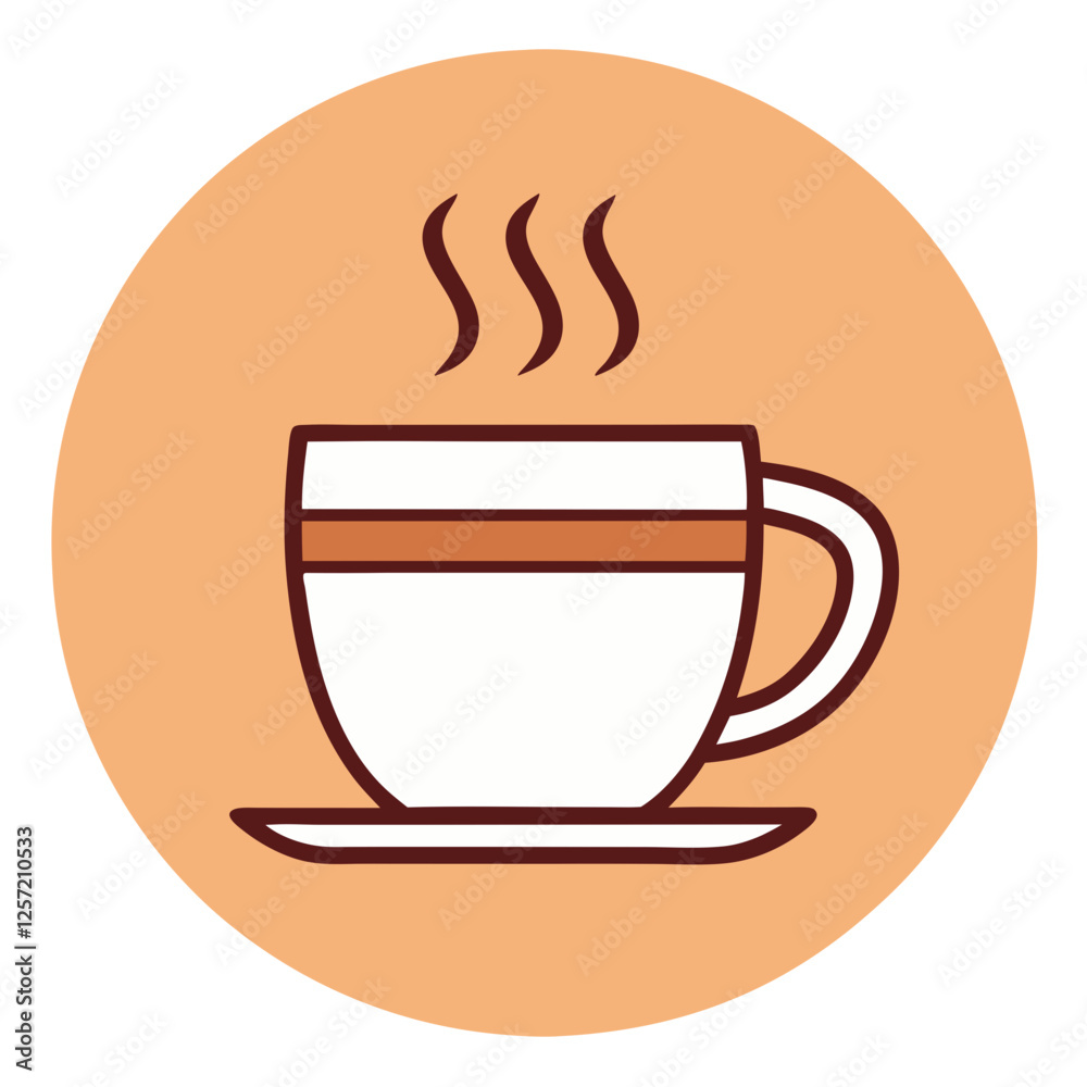 Coffee Cup Icon Vector Illustration for Drink, Hot Beverage, Cafe, Tea, and Restaurant Designs Coffee Cup Icon Vector Illustration for Drink, Hot Beverage, Cafe, Tea, and Restaurant Designs
