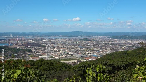 倉敷市街地・俯瞰・自然音（岡山県・倉敷市）