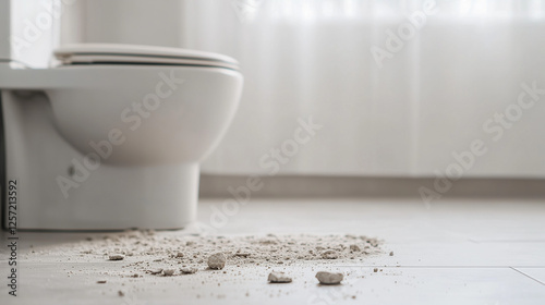Toilet Overflow: A close-up...
