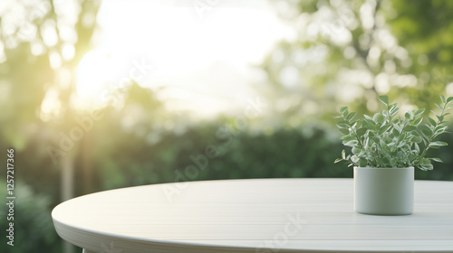Tranquil Garden Table: A sm...