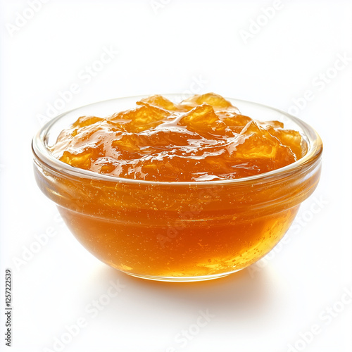 apricot jam in a bowl
