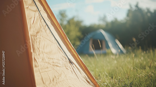 Campsite Tranquility: Close...