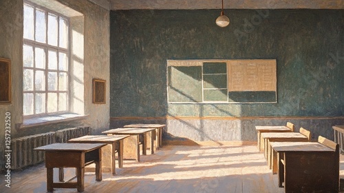 Interior of a class room
