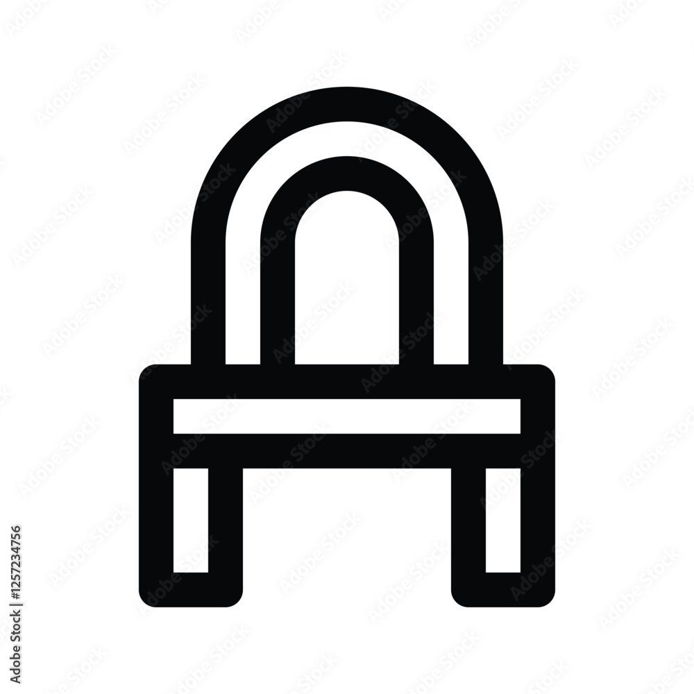 Illustration vector graphic icon of Vanity Table. Outline Style Icon. Furniture Themed Icon. Vector illustration isolated on white background. Perfect for website or application design. Illustration vector graphic icon of Vanity Table. Outline Style Icon. Furniture Themed Icon. Vector illustration isolated on white background. Perfect for website or application design.