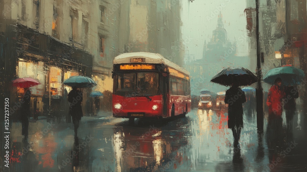 Obraz premium old city street