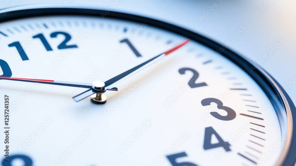 Close Up Shot of Clock Hands Turning Forward at 3 O'Clock Position Close Up Shot of Clock Hands Turning Forward at 3 O'Clock Position