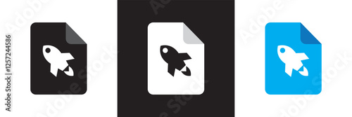 Set of project management icons, such as collaboration, workflow, to-do list, deadlines and more.  isolated on white and black background. vector illustration. EPS 10